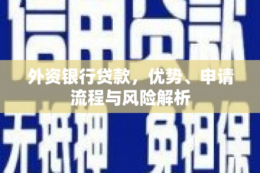 春日外资银行贷款，优势、申请流程与风险解析