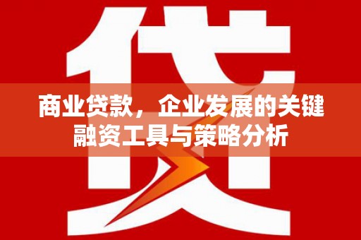 春日商业贷款，企业发展的关键融资工具与策略分析
