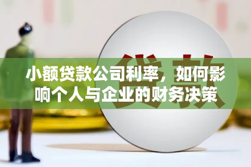 春日小额贷款公司利率，如何影响个人与企业的财务决策