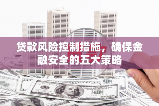春日贷款风险控制措施，确保金融安全的五大策略