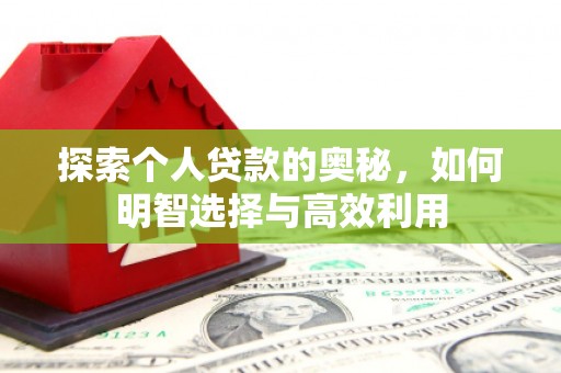 春日探索个人贷款的奥秘，如何明智选择与高效利用