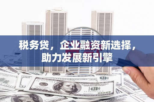 春日税务贷，企业融资新选择，助力发展新引擎