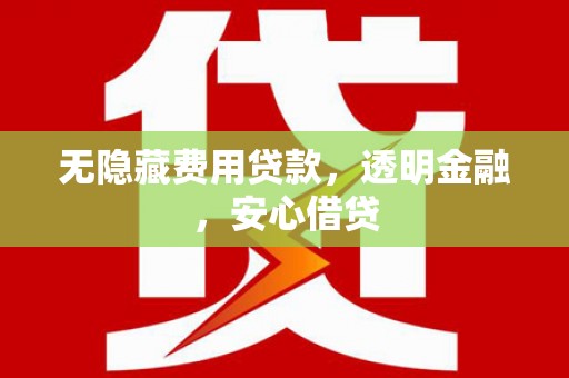 春日无隐藏费用贷款，透明金融，安心借贷