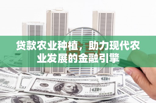 春日贷款农业种植，助力现代农业发展的金融引擎